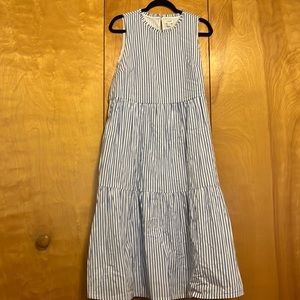 JCrew tiered maxi dress